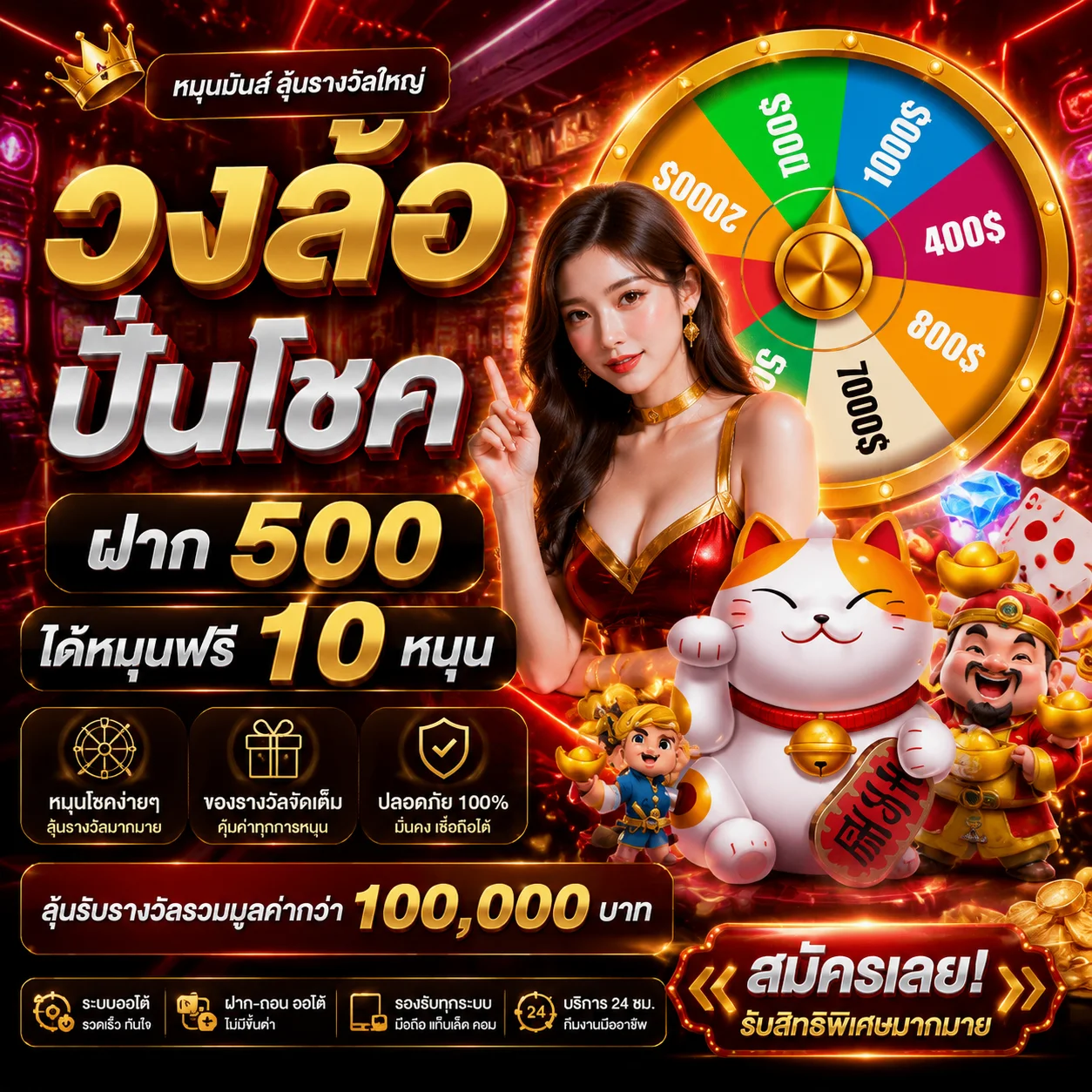 ทดลองเล่นสล็อตฟรี RAM268 เรียนรู้เกมก่อนเดิมพันจริง
